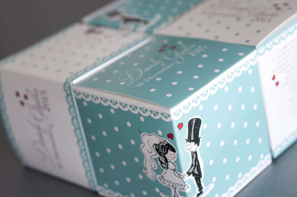 Packaging scatole per matrimoni