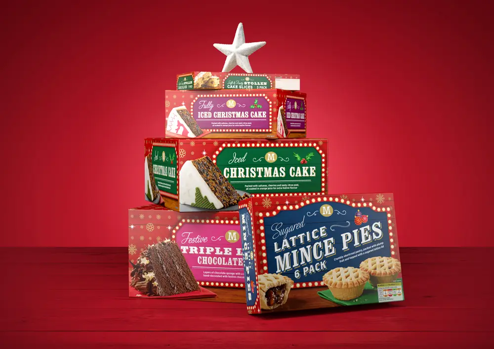 packaging natale biscotti morrisons