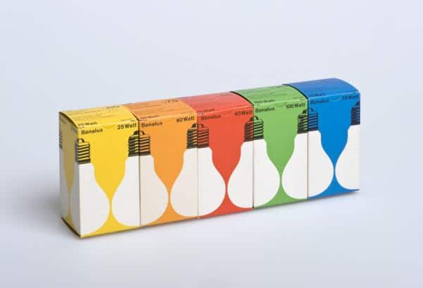 Colorful Light Bulb Boxes