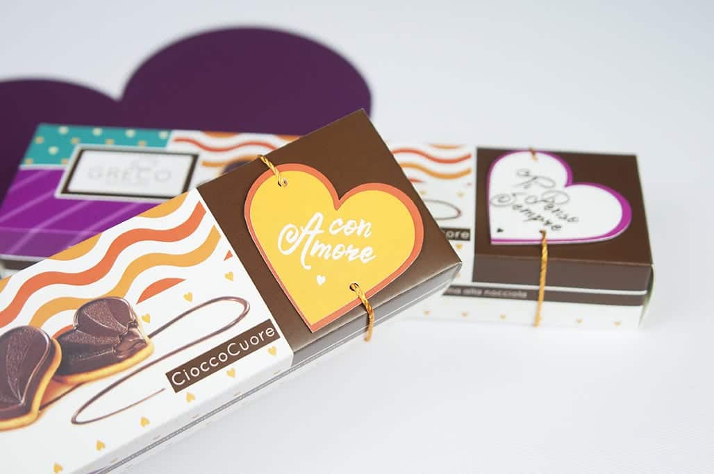 chocolate cookies packaging