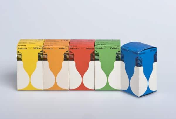 Colorful Packaging For Light Bulbs
