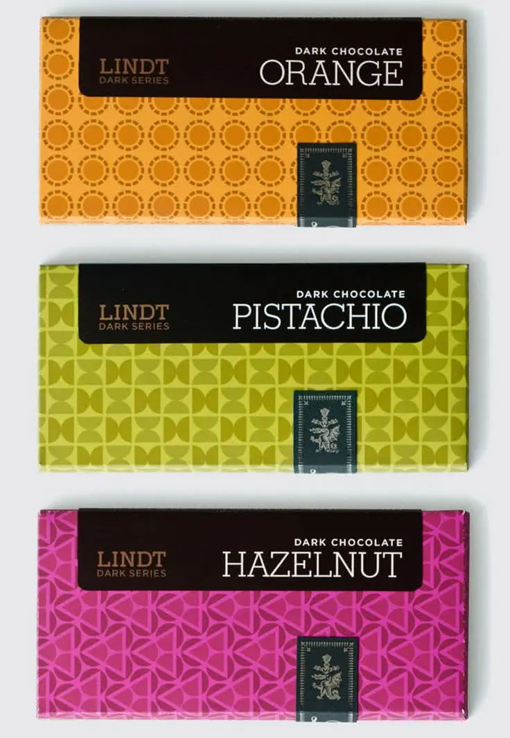 packaging cioccolata lindt