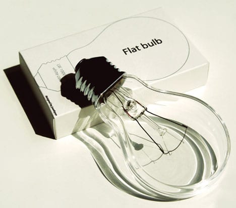 packaging lampadina flat