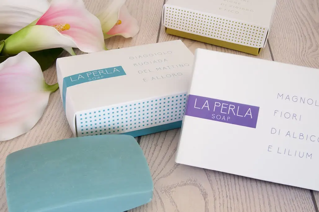 packaging sapone laperla