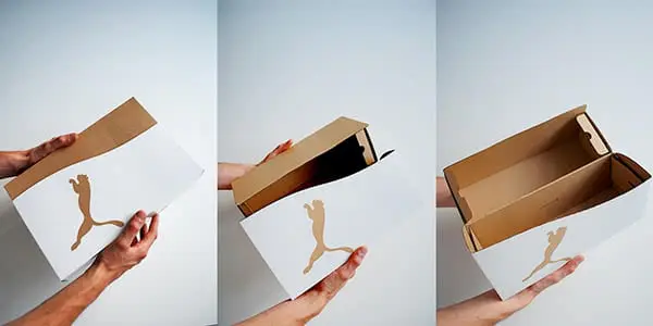 packaging calzature puma