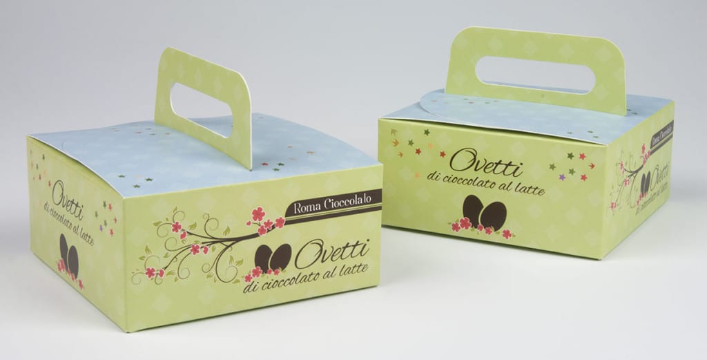 packaging di pasqua ovetti di cioccolato