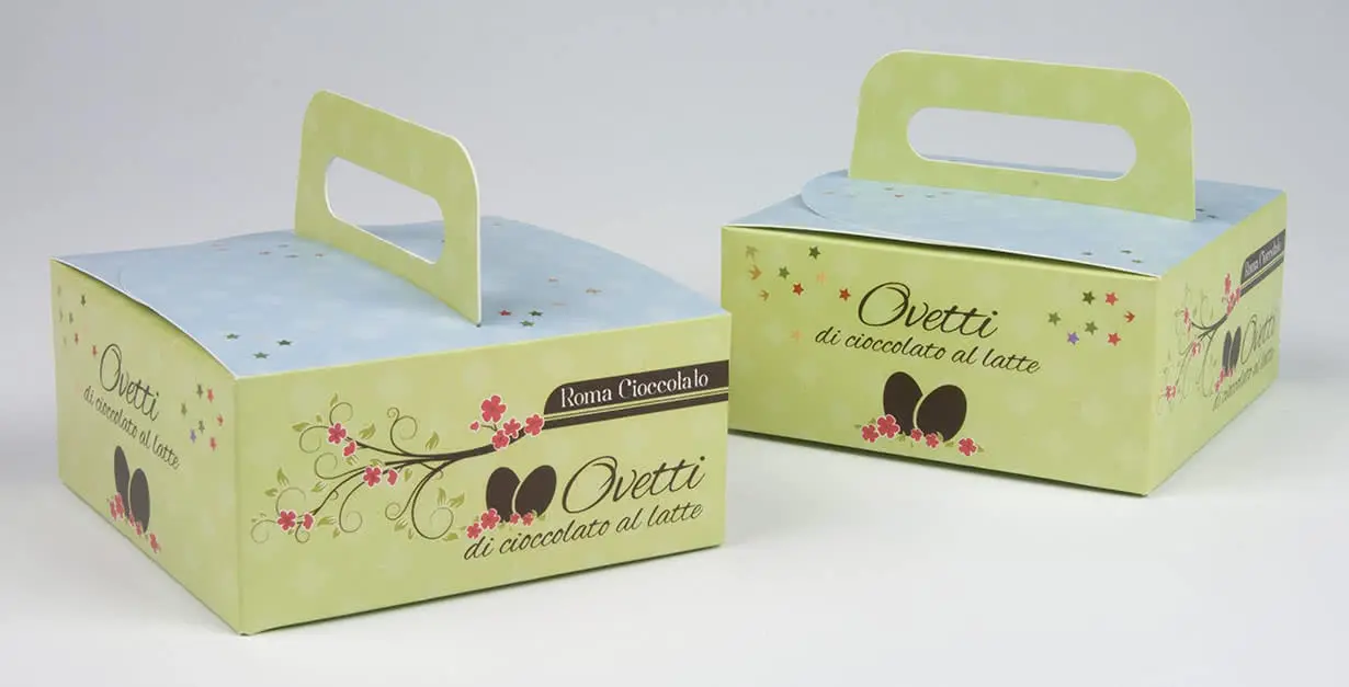 packaging di pasqua ovetti di cioccolato