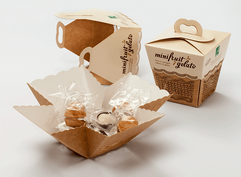 Packaging for ice cream bites
