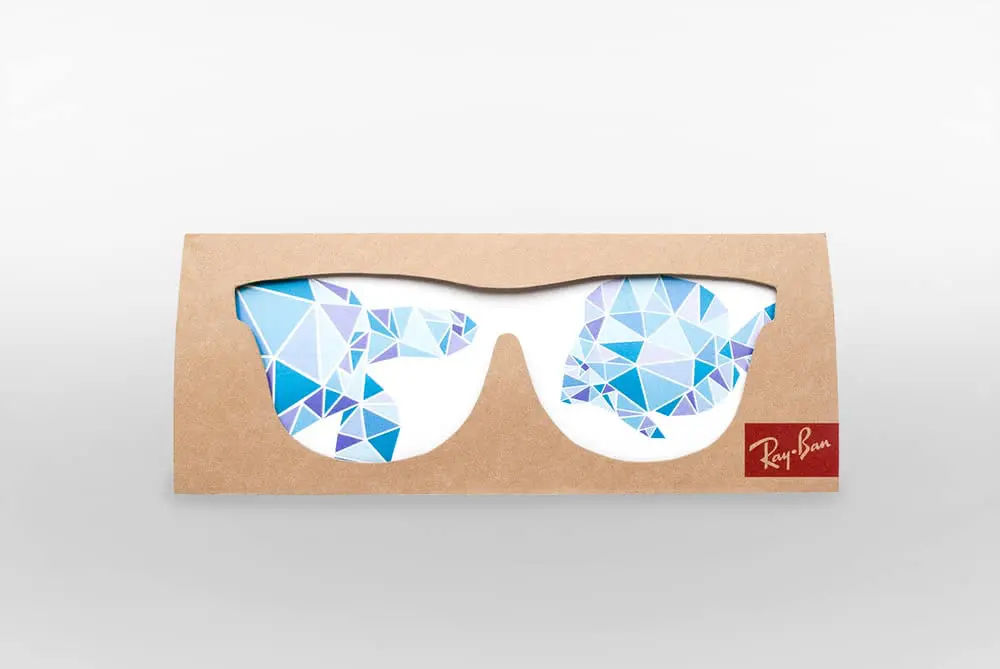 packaging ray ban