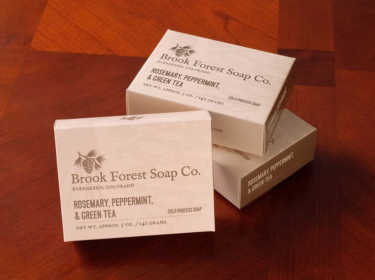 Brook Forest packaging