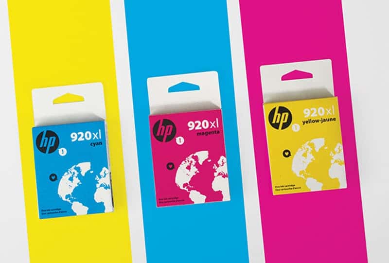 scatole per cartucce stampante HP 1 1