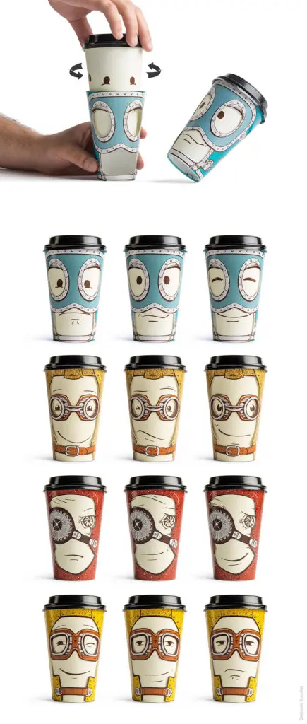 Smiley Paper Cups