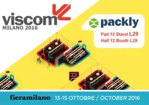 Packly presenterà le sue novità in anteprima a Viscom Italia 2016
