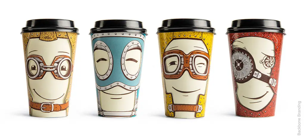 Interactive and Quirky Paper Cups