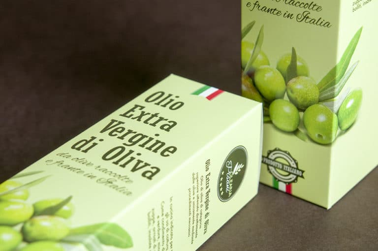 Olive oil boxes by Packly