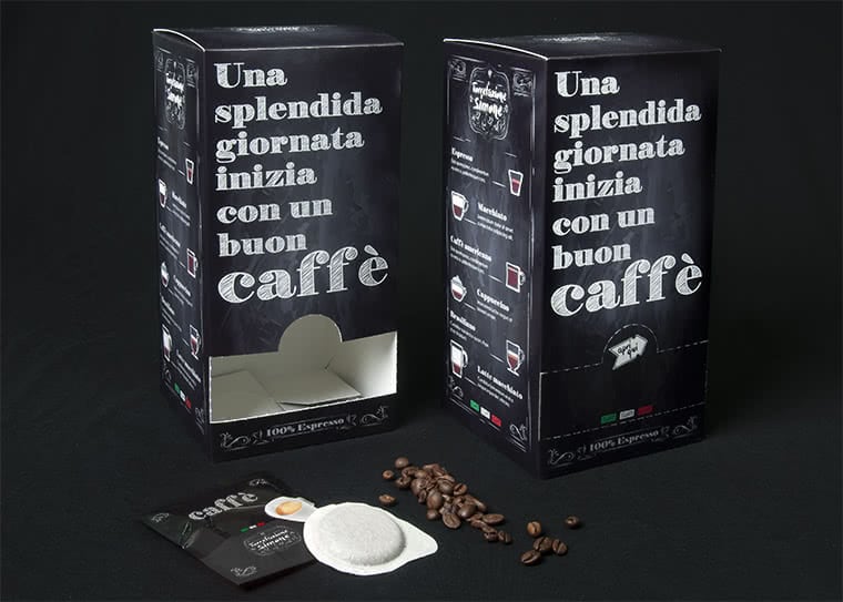 Coffee packaging by Packly