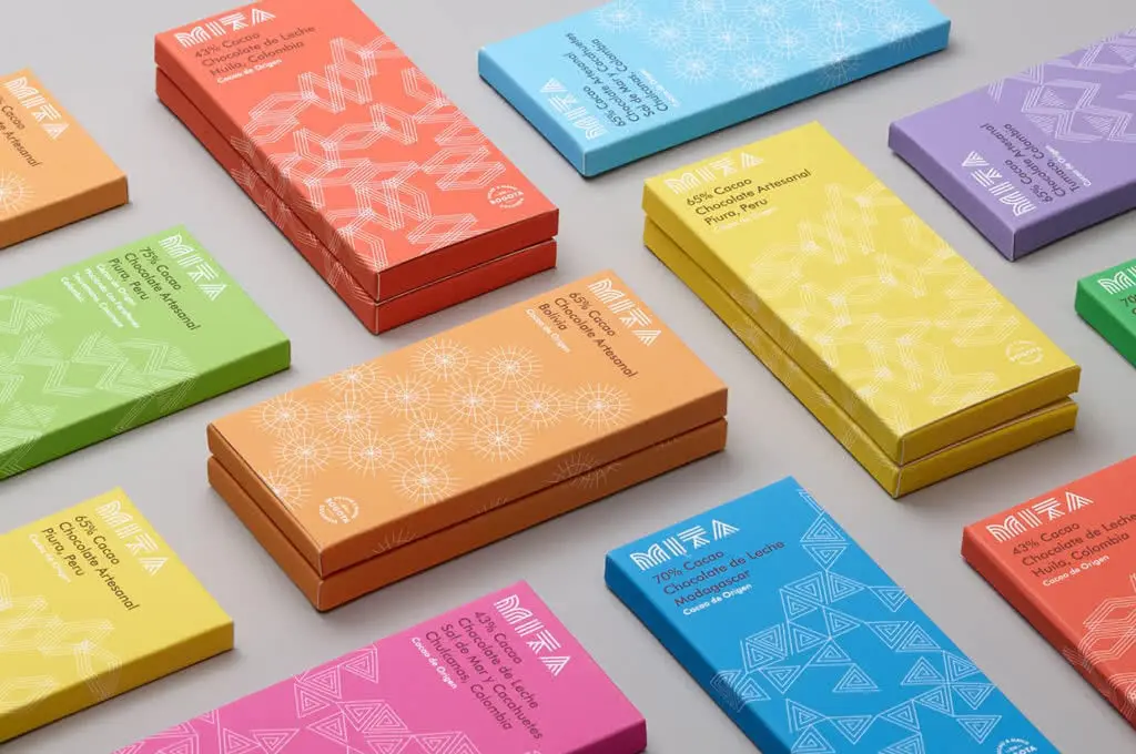 Patterns in Chocolate Packaging for Mita