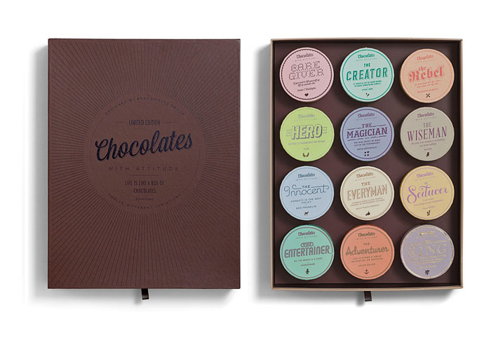 packaging per cioccolatini