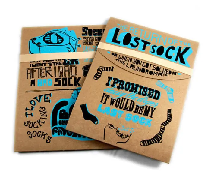 The Lost Sock packaging