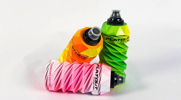 Flatout Sports Drink Foldable Bottle Packaging 