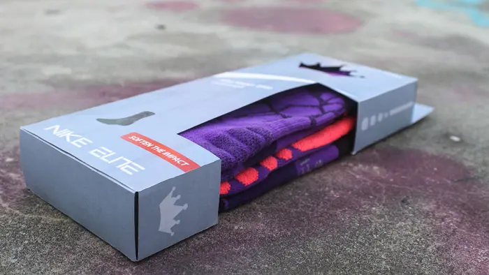 Sock packaging by Nike