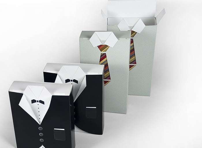 best packaging design ties and shirts boxes