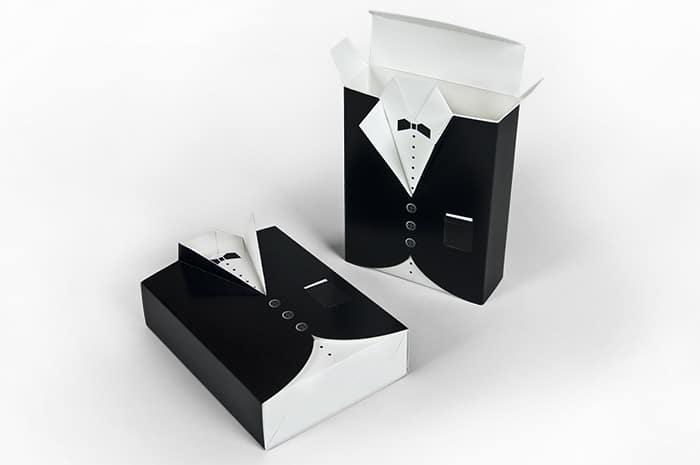 box design bow tie jacket and shirt
