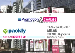 Packly brings its innovative proposal to Promotion Expo 2017 of Milano