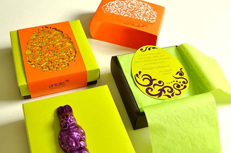 carved creative easter packaging