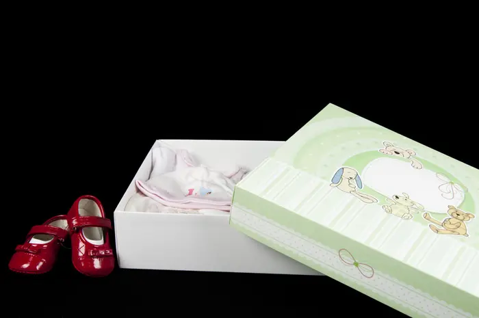scatola regalo neonato