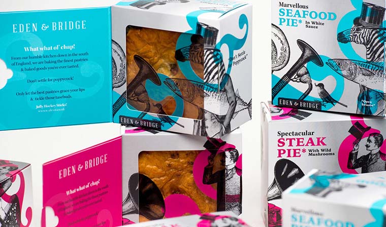 pies food packagings creative design