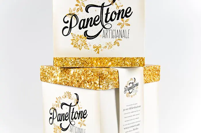 christmas panettone packaging