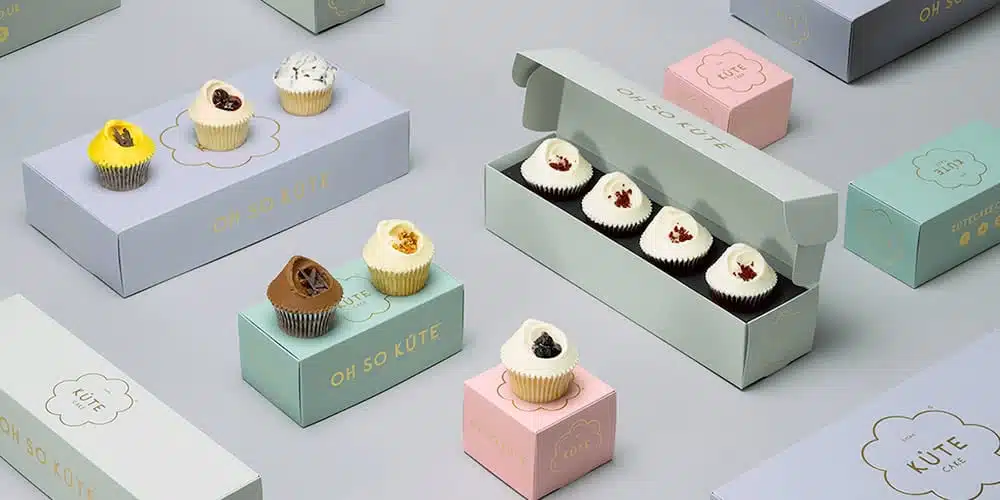 oh so kute cupcake packaging design branding