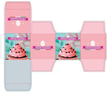 scattola personalizata per cupcake packly