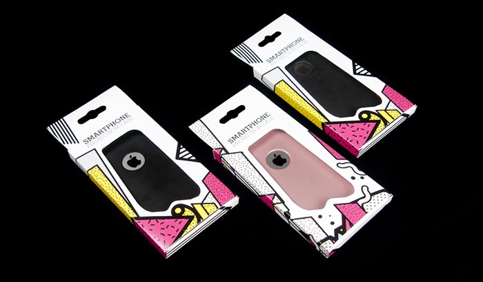 Create and buy your phone case custom packaging to sell more