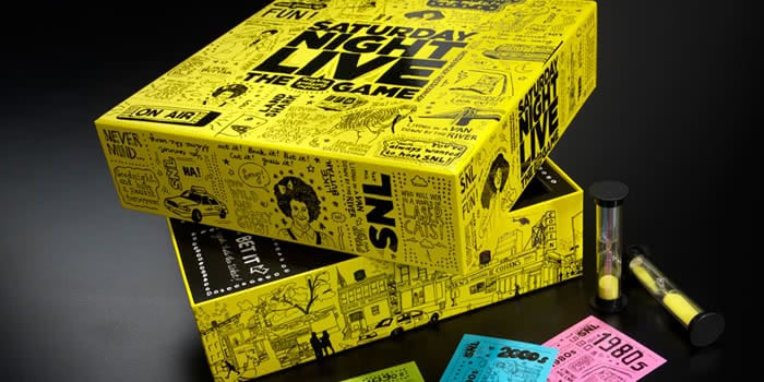 scatole per giochi da tavolo personalizzate SNL