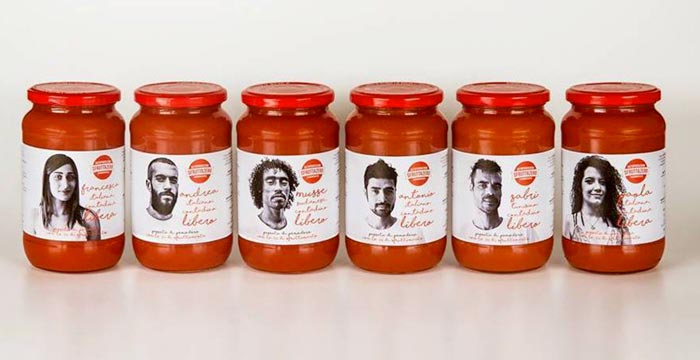sfruttazero packaging design sauce jars