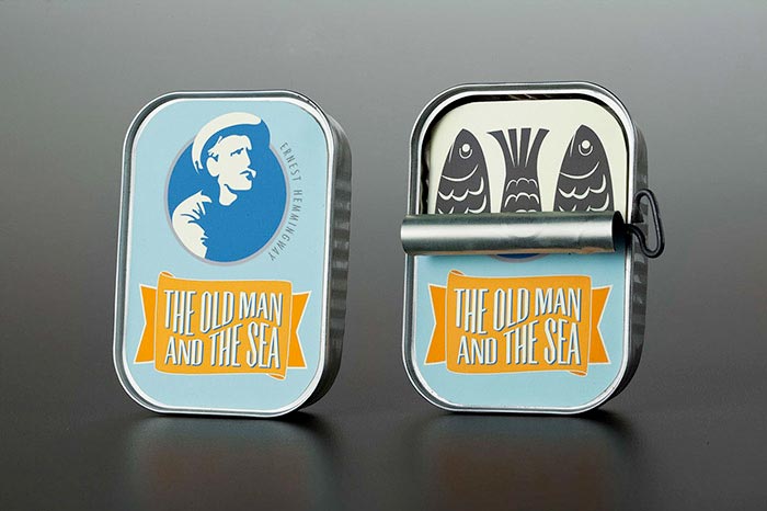 creative boox packaging sardines tin can