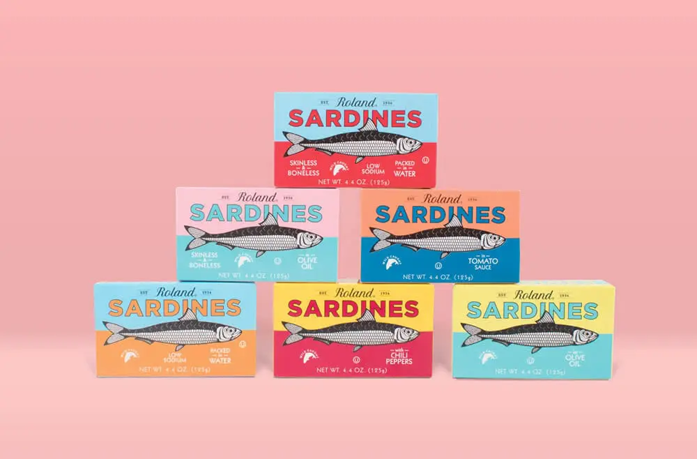 roland sardines packaging design