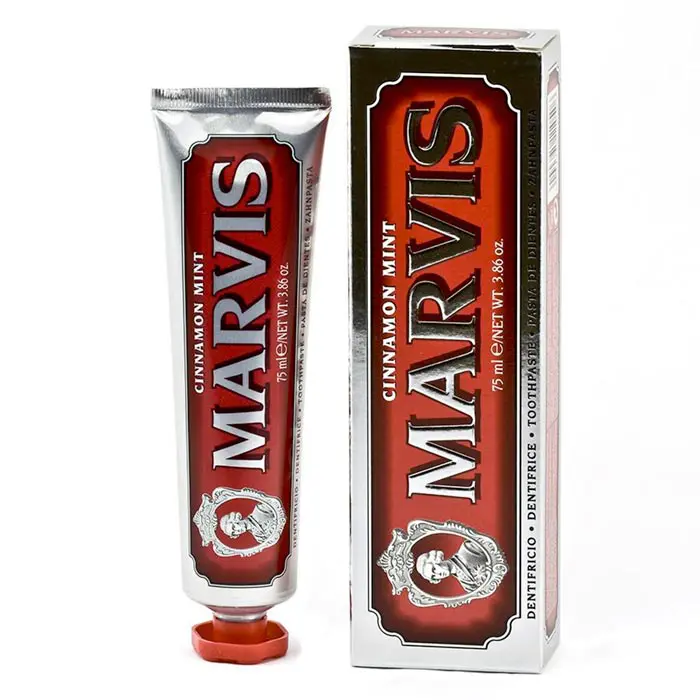 marvis-vintage toothpaste packagings