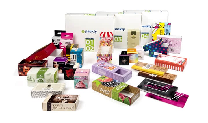 Packly printed boxes complete kit