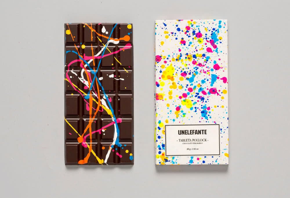 pollock chocolate creative packaging-design
