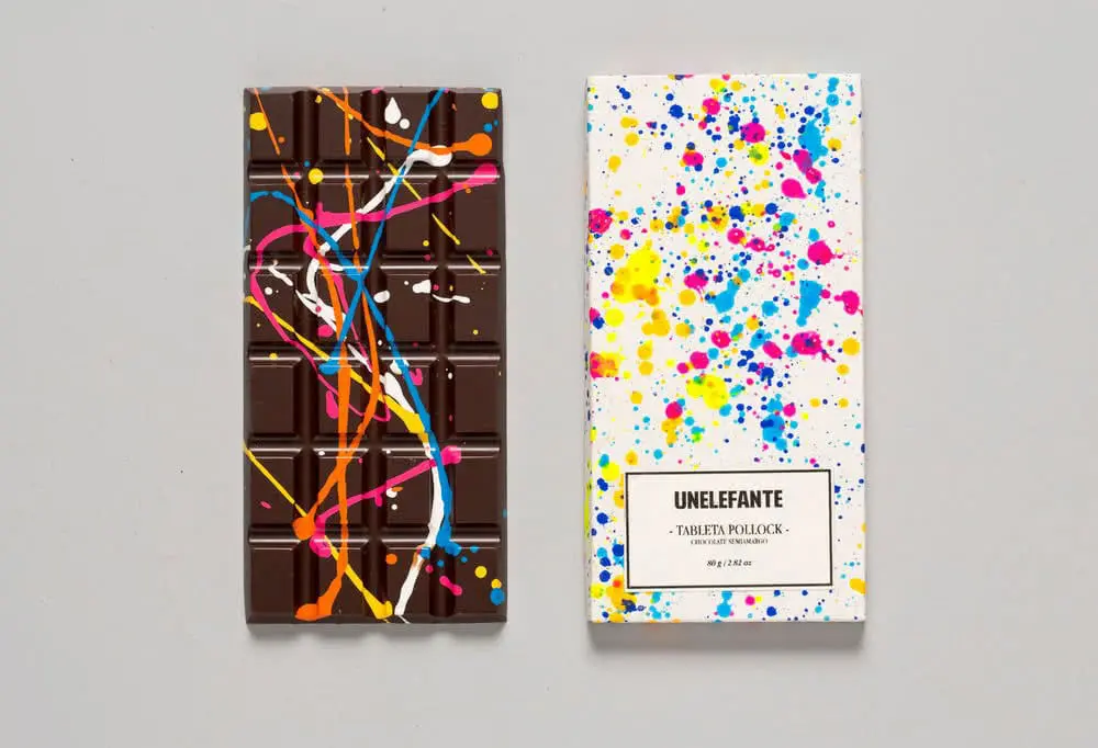 pollock chocolate creative packaging design