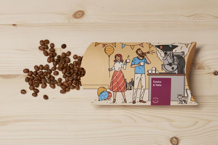 custom packages coffee beans