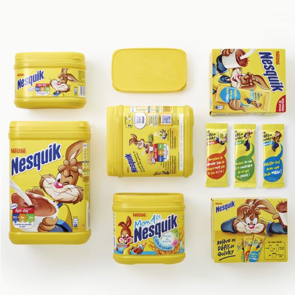 packaging branding nesquik design