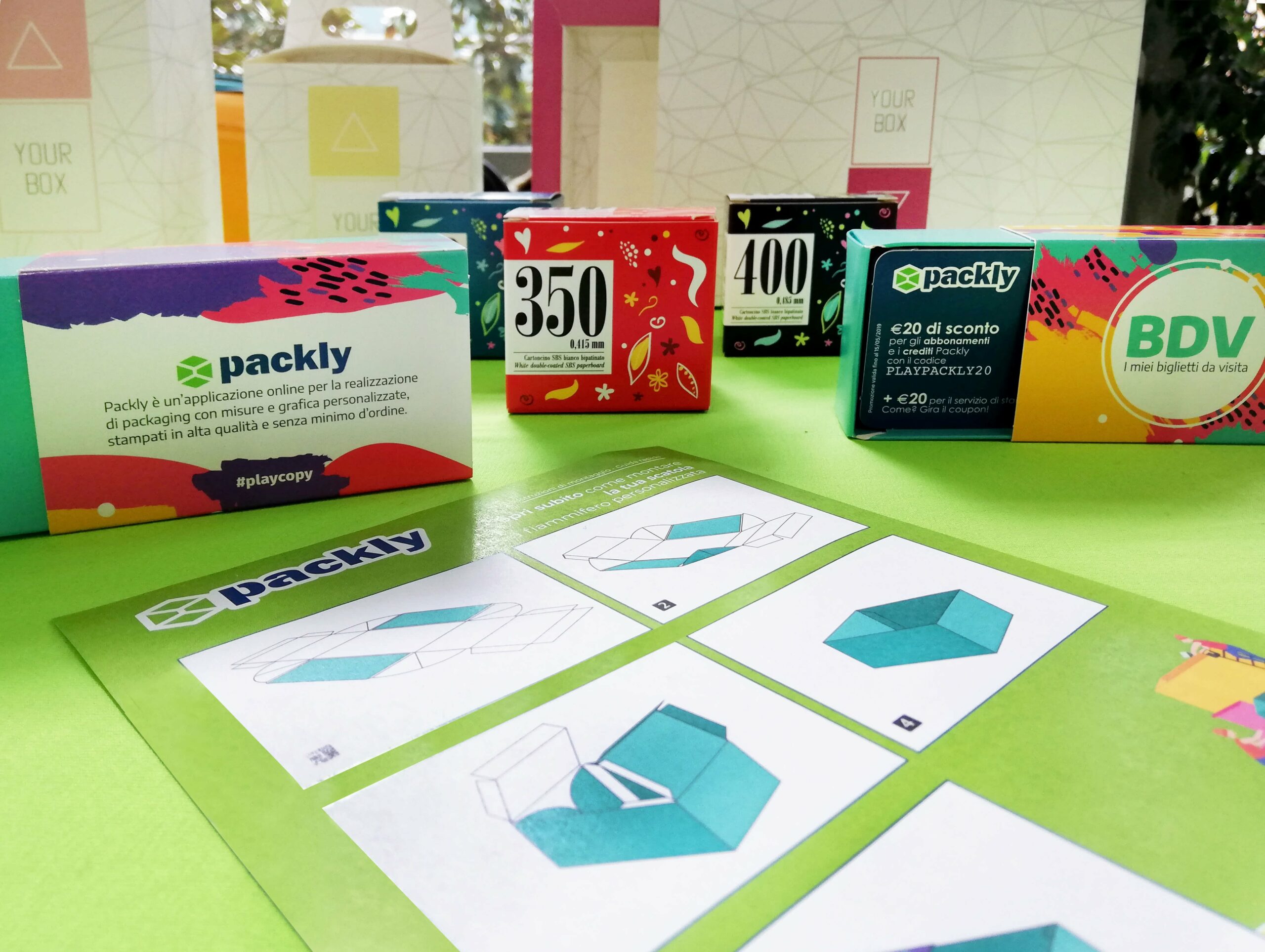 packaging personalizzato packly playcopy
