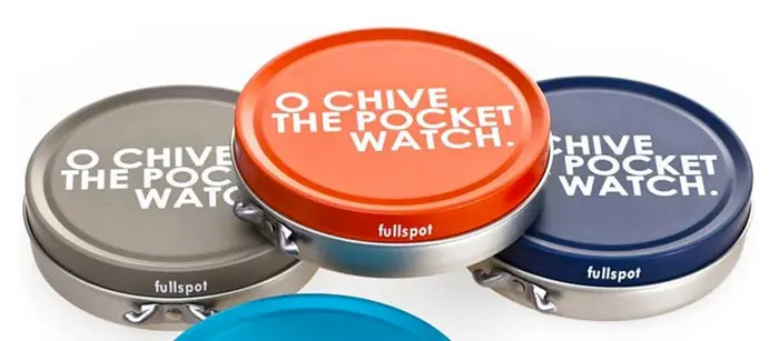 pocket watch custom tin box