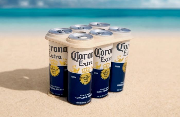 corona sustainable packaging plastic-free rings