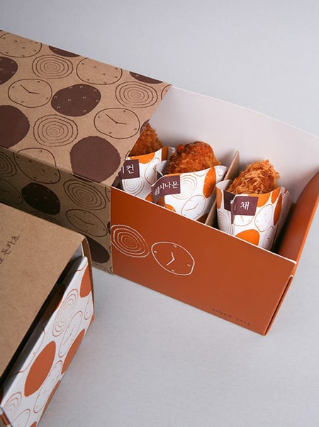 Tray box takeaway packaging 