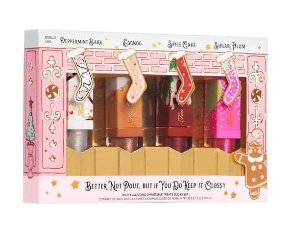 Lip-gloss box in a Christmas-themed limited series
